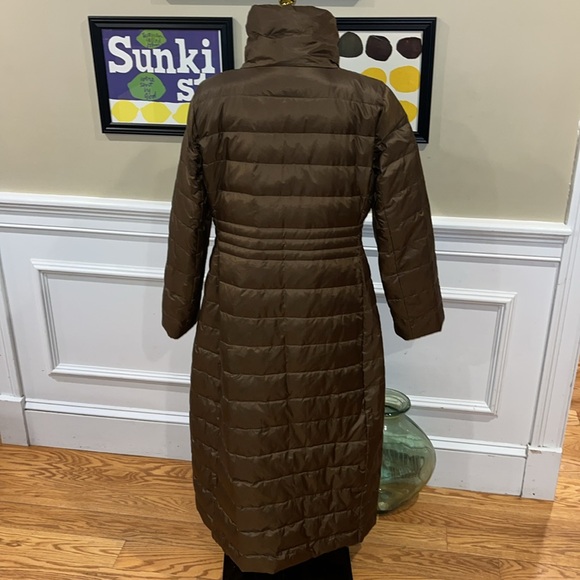 Eileen Fisher Funnel Neck Waterproof Down Jacket - Picture 4 of 8